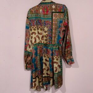 Paisley Print Women's Dress